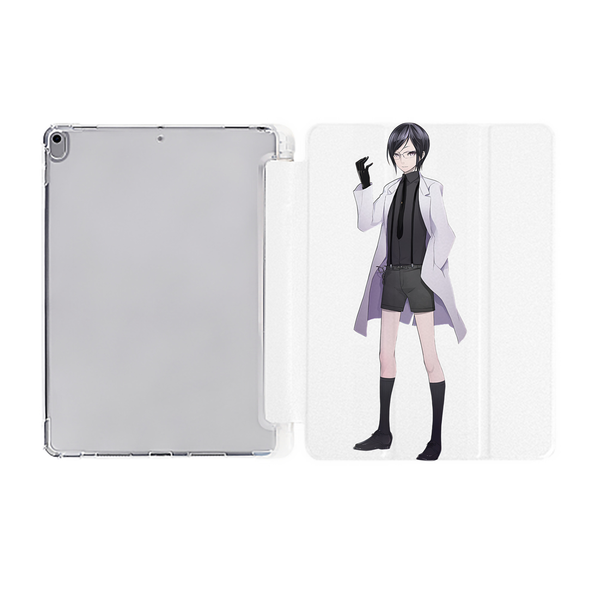 （画像用） 刀剣乱舞 Touken Ranbu IPad ケース ペン収納付き 三つ折りスタンド PUレザー×シリコン 対応機種9.5/10.5/10.9インチ